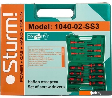  - Наборы инструментов Sturm 1040-02-SS3 (27 предметов) - 1040-02-SS3 (27 предметов)