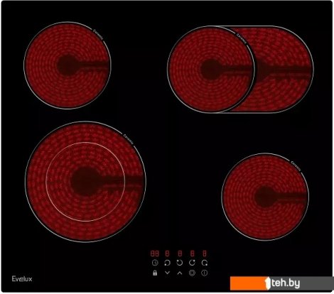  - Варочные панели Evelux HEV 642 B - HEV 642 B