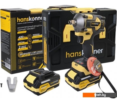 - Шуруповерты, гайковерты, электроотвертки Hanskonner HCD20420BLC (с 1-им АКБ, кейс) - HCD20420BLC (с 1-им АКБ, кейс)