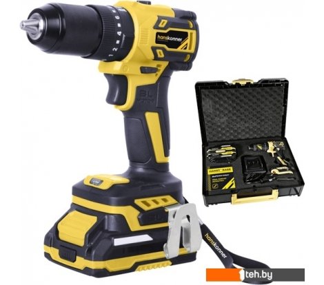 - Шуруповерты, гайковерты, электроотвертки Hanskonner HCD2065PRO (с 2-мя АКБ, кейс) - HCD2065PRO (с 2-мя АКБ, кейс)