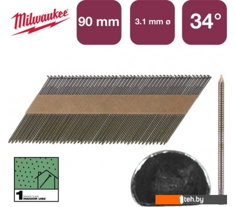  - Гвозди Milwaukee 4932492604 (2200 шт) - 4932492604 (2200 шт)