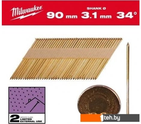 - Гвозди Milwaukee 4932492605 (2200 шт) - 4932492605 (2200 шт)
