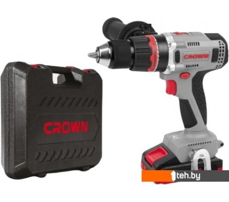  - Шуруповерты, гайковерты, электроотвертки CROWN CT21090HMX-4 BMC (с 2-мя АКБ 4Ah, кейс) - CT21090HMX-4 BMC (с 2-мя АКБ 4Ah, кейс)