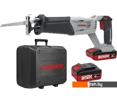  - Циркулярные, торцовочные и сабельные пилы CROWN CT25007HX-4 BMC (с 2-мя АКБ, кейс) - CT25007HX-4 BMC (с 2-мя АКБ, кейс)