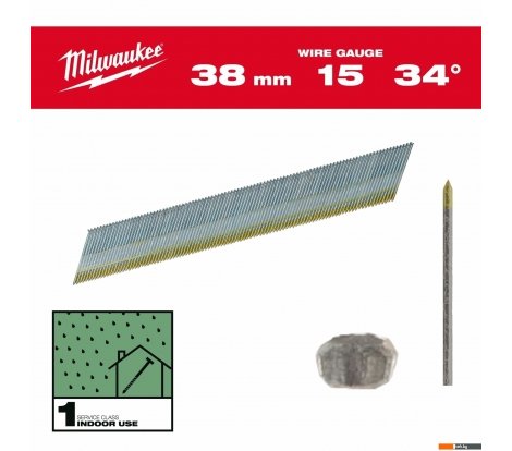  - Гвозди Milwaukee 4932492575 (2500 шт) - 4932492575 (2500 шт)