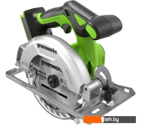  - Циркулярные, торцовочные и сабельные пилы Greenworks GD24CS165 1501607 (без АКБ) - GD24CS165 1501607 (без АКБ)