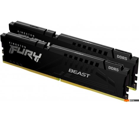  - Оперативная память Kingston FURY Beast 2x32ГБ DDR5 6000 МГц KF560C30BBK2-64 - FURY Beast 2x32ГБ DDR5 6000 МГц KF560C30BBK2-64