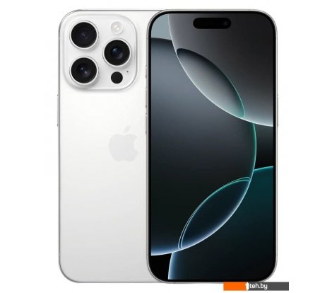  - Мобильные телефоны Apple iPhone 16 Pro 128GB (белый титан) - iPhone 16 Pro 128GB (белый титан)