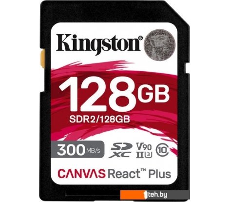 - Карты памяти Kingston Canvas React Plus SDXC 128GB - Canvas React Plus SDXC 128GB