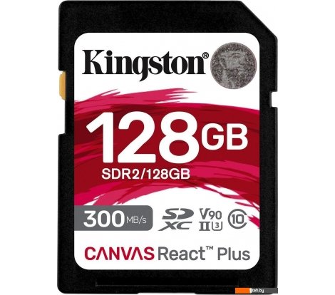  - Карты памяти Kingston Canvas React Plus SDXC 128GB - Canvas React Plus SDXC 128GB