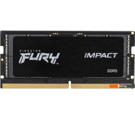  - Оперативная память Kingston FURY Impact 16ГБ DDR5 SODIMM 6000 МГц KF560S38IB-16 - FURY Impact 16ГБ DDR5 SODIMM 6000 МГц KF560S38IB-16