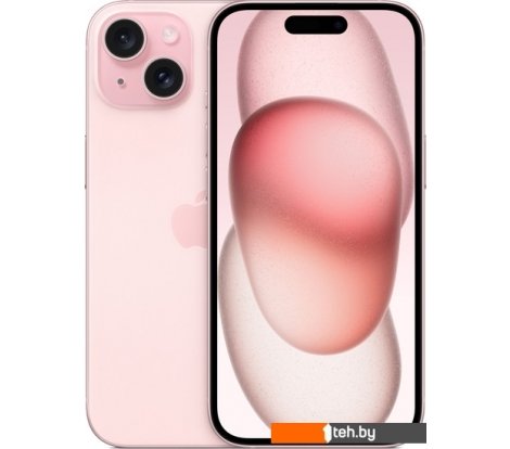  - Мобильные телефоны Apple iPhone 15 256GB (розовый) - iPhone 15 256GB (розовый)