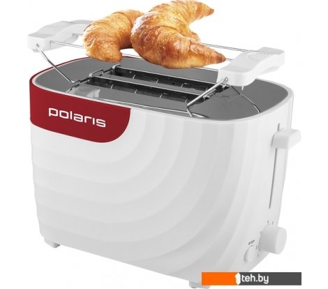  - Тостеры Polaris PET 0720 (белый/красный) - PET 0720 (белый/красный)