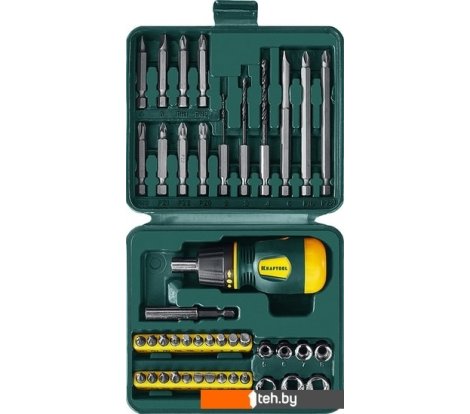  - Наборы инструментов KRAFTOOL 25556-H43 (43 предмета) - 25556-H43 (43 предмета)