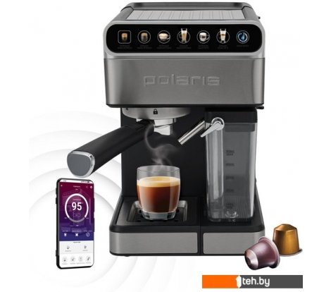  - Кофеварки и кофемашины Polaris PCM 1540 Wi-Fi IQ Home - PCM 1540 Wi-Fi IQ Home