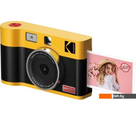 - Фотоаппараты Kodak Mini Shot 2 Era MS200Y (желтый) - Mini Shot 2 Era MS200Y (желтый)