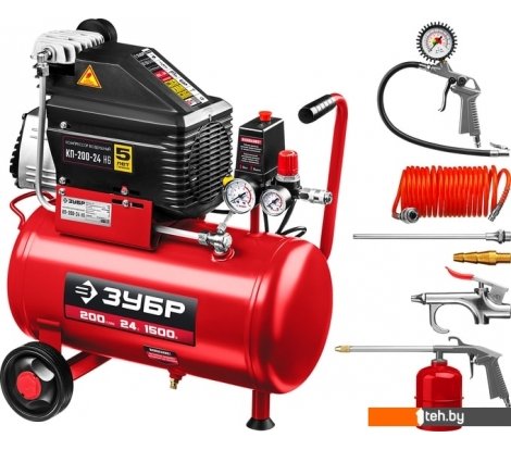  - Компрессоры Зубр КП-200-24 Н6 - КП-200-24 Н6