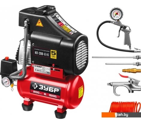  - Компрессоры Зубр КП-200-6 Н6 - КП-200-6 Н6