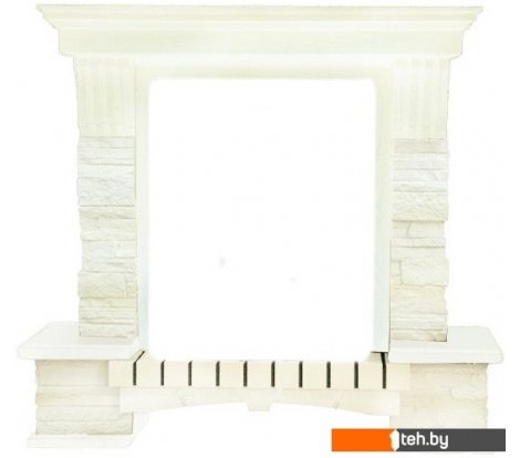 - Электрокамины и биокамины Smolcom Stone Montebello STD-ASP (белый ваниль/патина коричневая) - Stone Montebello STD-ASP (белый ваниль/патина коричневая)