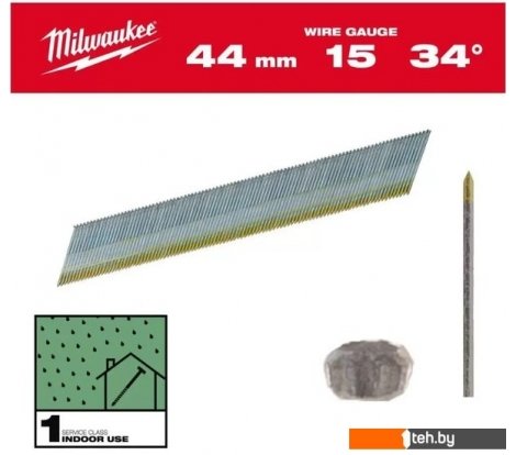  - Гвозди Milwaukee 4932492576 (2500 шт) - 4932492576 (2500 шт)