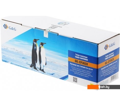  - Картриджи для принтеров и МФУ G&G GG-CF362X (аналог HP CF362X) - GG-CF362X (аналог HP CF362X)