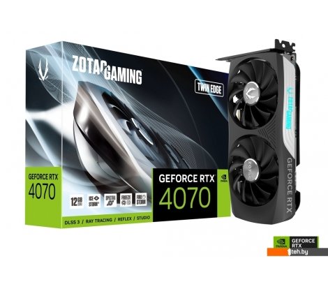  - Видеокарты ZOTAC GeForce RTX 4070 Twin Edge ZT-D40700E-10M - GeForce RTX 4070 Twin Edge ZT-D40700E-10M