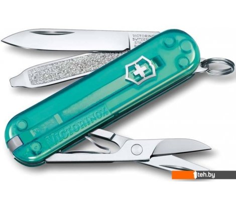  - Туристические ножи Victorinox Classic SD Transparent (бирюзовый) - Classic SD Transparent (бирюзовый)