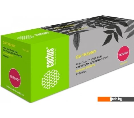  - Картриджи для принтеров и МФУ CACTUS CS-TK5290Y (аналог Kyocera TK-5290Y) - CS-TK5290Y (аналог Kyocera TK-5290Y)