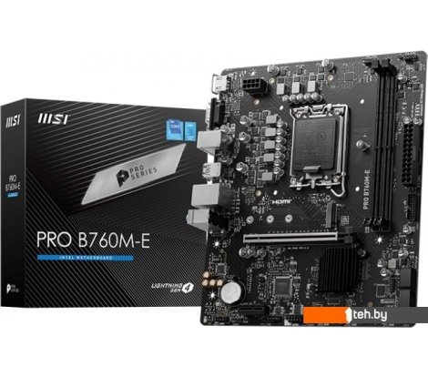  - Материнские платы MSI Pro B760M-E - Pro B760M-E