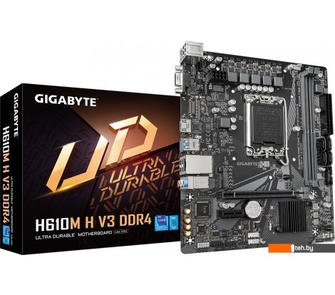  - Материнские платы Gigabyte H610M H V3 DDR4 (rev. 1.0) - H610M H V3 DDR4 (rev. 1.0)
