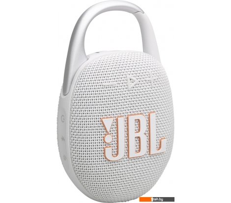  - Беспроводные и портативные колонки JBL Clip 5 (белый) - Clip 5 (белый)