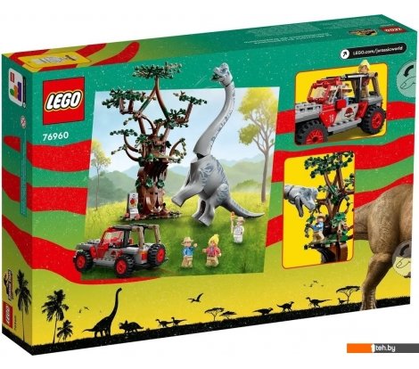  - Конструкторы LEGO Jurassic World 76960 Встреча с Брахиозавром - Jurassic World 76960 Встреча с Брахиозавром