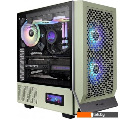  - Корпуса Thermaltake Ceres 300 TG ARGB Matcha Green CA-1Y2-00MEWN-00 - Ceres 300 TG ARGB Matcha Green CA-1Y2-00MEWN-00