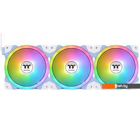  - Системы охлаждения Thermaltake Swafan EX12 ARGB Hydrangea Blue TT Premium Edition 3-Fan Pack CL-F183-PL12BU-A - Swafan EX12 ARGB Hydrangea Blue TT Premium Edition 3-Fan Pack CL-F183-PL12BU-A