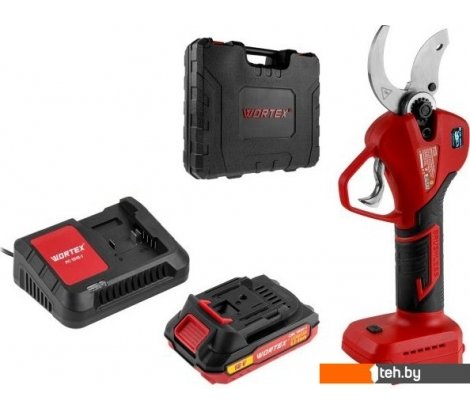  - Кусторезы и садовые ножницы Wortex CBS 2535-1 1329489 (с 1-им АКБ, кейс) - CBS 2535-1 1329489 (с 1-им АКБ, кейс)