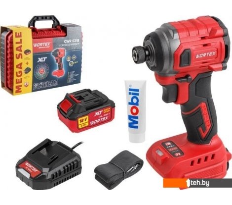  - Шуруповерты, гайковерты, электроотвертки Wortex CWR 0218 1329730 (с 1-им АКБ, кейс) - CWR 0218 1329730 (с 1-им АКБ, кейс)