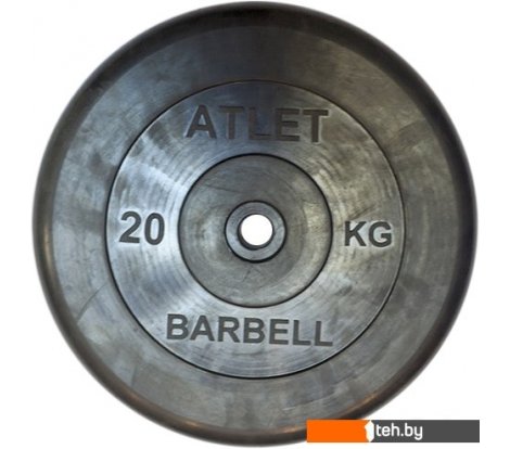  - Гантели, гири, штанги MB Barbell Атлет 26 мм (1x20 кг) - Атлет 26 мм (1x20 кг)