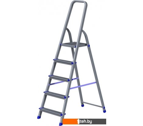  - Лестницы и стремянки Новая высота NV 111 алюминиевая 5 ступеней (1110105) - NV 111 алюминиевая 5 ступеней (1110105)