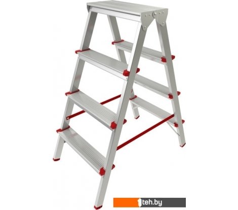  - Лестницы и стремянки Новая высота NV 112 алюминиевая двухсторонняя 2x4 ступеней - NV 112 алюминиевая двухсторонняя 2x4 ступеней