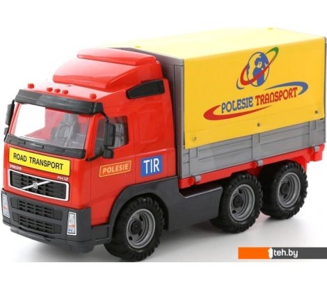  - Игрушечный транспорт Полесье Volvo автомобиль бортовой тентовый 8763 - Volvo автомобиль бортовой тентовый 8763