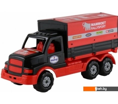  - Игрушечный транспорт Полесье Грузовик с тентом Mammoet 65308 - Грузовик с тентом Mammoet 65308