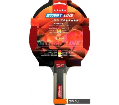  - Ракетки, мячи и аксессуары для настольного тенниса Start Line Level 500 12605 - Level 500 12605