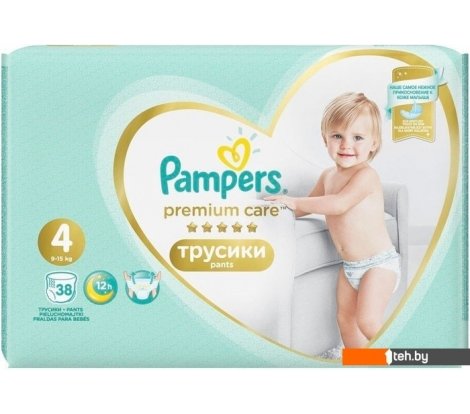  - Детские подгузники Pampers Premium Care Pants 4 (38 шт) - Premium Care Pants 4 (38 шт)