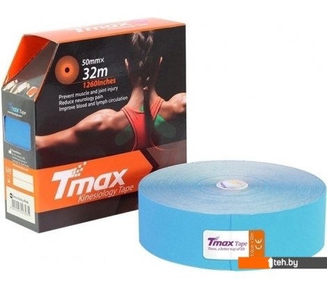  - Спортивная защита Tmax Extra Sticky 5 см х 32 м (синий) - Extra Sticky 5 см х 32 м (синий)