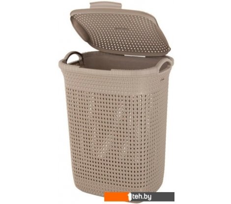  - Ящики, корзины, органайзеры Эльфпласт Paola 37 л (серо-коричневый) - Paola 37 л (серо-коричневый)