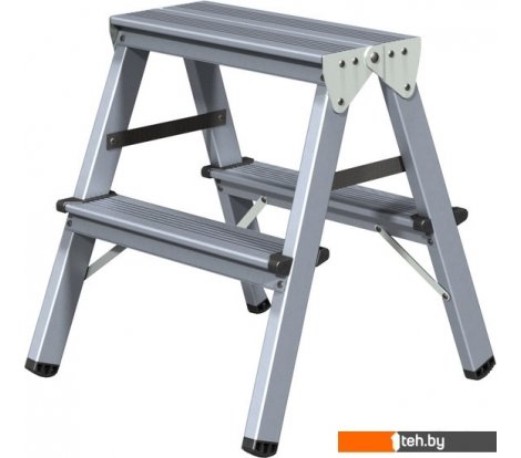  - Лестницы и стремянки Новая высота алюминиевая двухсторонняя 2x2 (1120202) - алюминиевая двухсторонняя 2x2 (1120202)