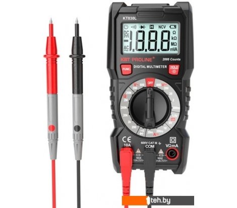  - Мультиметры, токовые клещи, индикаторные отвертки КВТ Proline KT830L - Proline KT830L