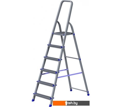  - Лестницы и стремянки Новая высота NV 111 алюминиевая 6 ступеней (1110106) - NV 111 алюминиевая 6 ступеней (1110106)