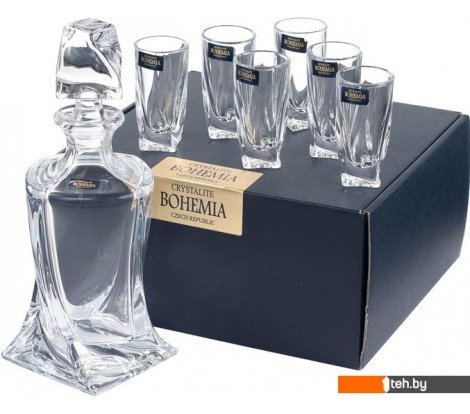 - Стаканы, бокалы, рюмки Crystalite Bohemia Quadro 2K9/99999/9/99A44/457-7MK - Quadro 2K9/99999/9/99A44/457-7MK