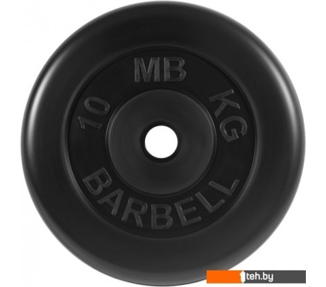  - Гантели, гири, штанги MB Barbell Стандарт 31 мм (1x10 кг, черный) - Стандарт 31 мм (1x10 кг, черный)
